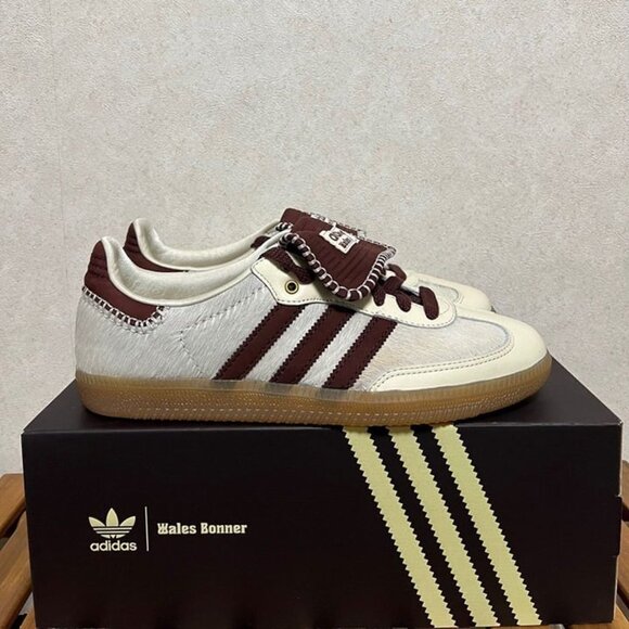 Adidas X Wales Bonner Samba Pony Tonal Cream White - Picture 5 of 5